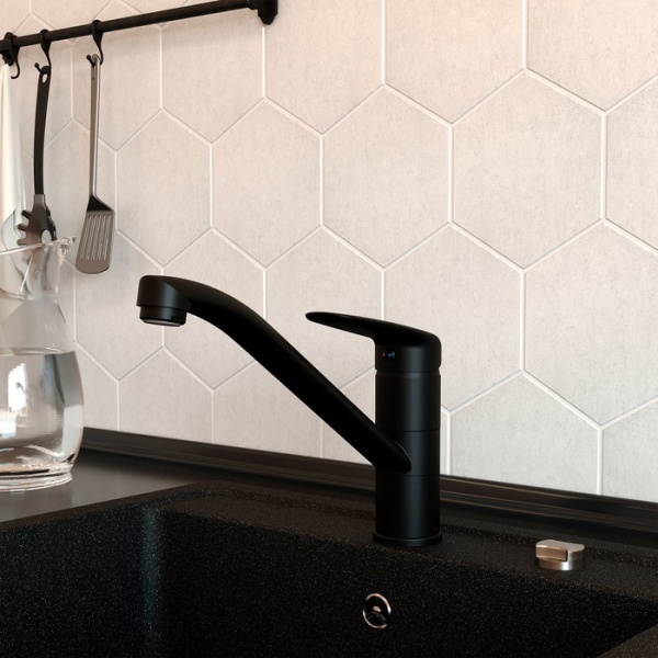 картинка Смеситель для кухни, черный матовый, Male, IDDIS, MALBL00i05 от магазина SEFI