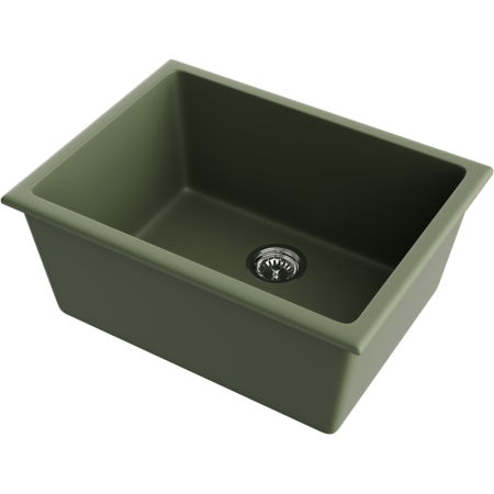 картинка Мойка Omoikiri Okinoshima 61-U/I-OL Natceramic/olive от магазина SEFI