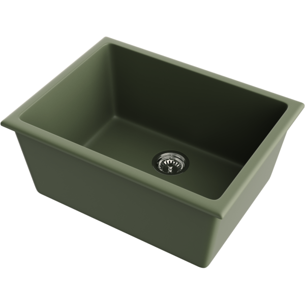 картинка Мойка Omoikiri Okinoshima 61-U/I-OL Natceramic/olive от магазина SEFI