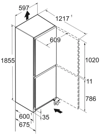 картинка Холодильник Liebherr CBNsfd 5223 Plus BioFresh NoFrost от магазина SEFI