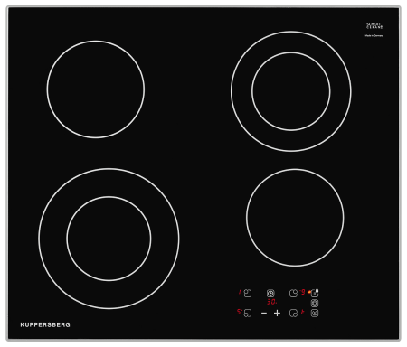 картинка Электрическая варочная панель KUPPERSBERG ESO 622 R от магазина SEFI