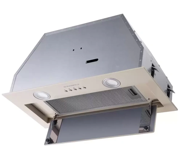 картинка Встраиваемая вытяжка MAUNFELD TRAPEZE 602IG бежевый от магазина SEFI