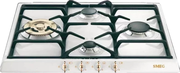 картинка Газовая варочная панель Smeg SPR864BGH магазин SEFI являющийся официальным дистрибьютором в России  картинка Газовая варочная панель Smeg SPR864BGH от магазина SEFI