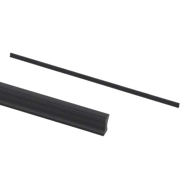 картинка Ручка меб. скоба алюм. SERENE 1152/1200 черный матовый, AKS от магазина SEFI