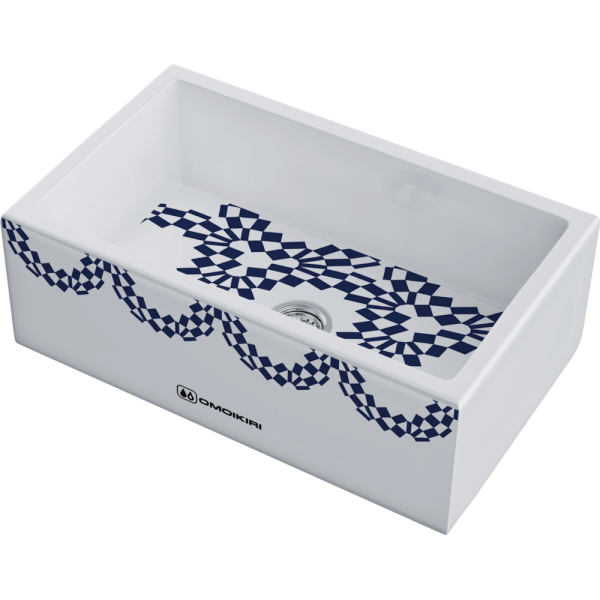 картинка Мойка Omoikiri Mikura 76-Tokyo 2 Natceramic/белый от магазина SEFI