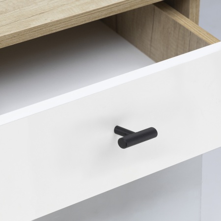 картинка Ручка меб. кнопка мет. SNAKE черный матовый, AKS от магазина SEFI