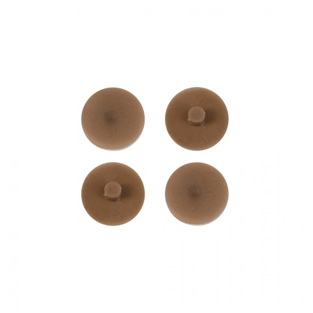 картинка Заглушка пластик к эксцентрику орех лесной (08) PL (упак.-1тыс.шт.) от магазина SEFI