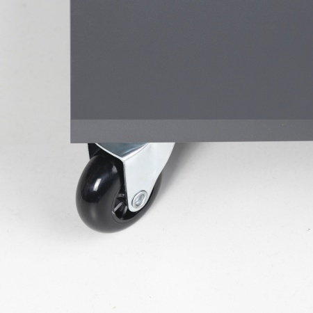 картинка Колесо меб. CRYSTAL/2 d50 h67 с площадкой, черный AKS от магазина SEFI