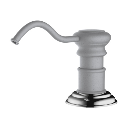 картинка Дозатор для моющего средства OM-01-GR латунь/leningrad grey от магазина SEFI