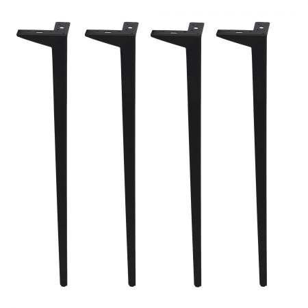 картинка Опора меб. HELLY h720, черный муар (1 упак = 4 шт) AKS от магазина SEFI