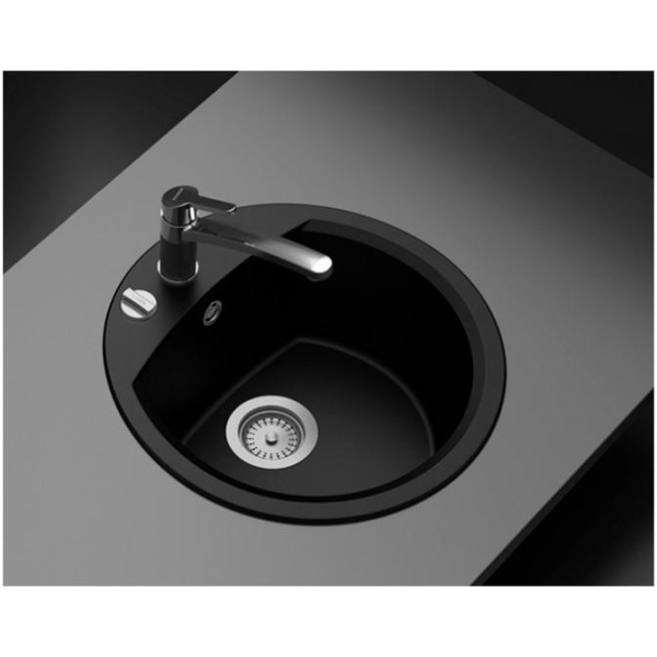 картинка Мойка Schock Eclipse 45 Cristalite корз.клапан баварский камень от магазина SEFI