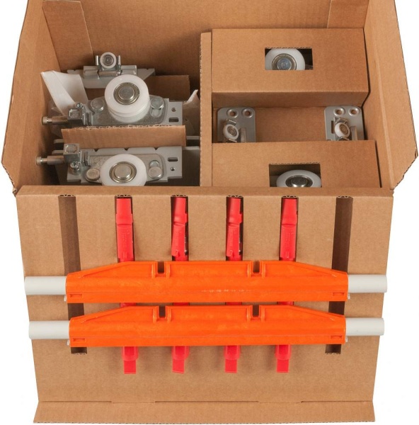 картинка Кронштейны для 2-х дверного шкафа, расст. от пола до края двери 17мм от магазина SEFI