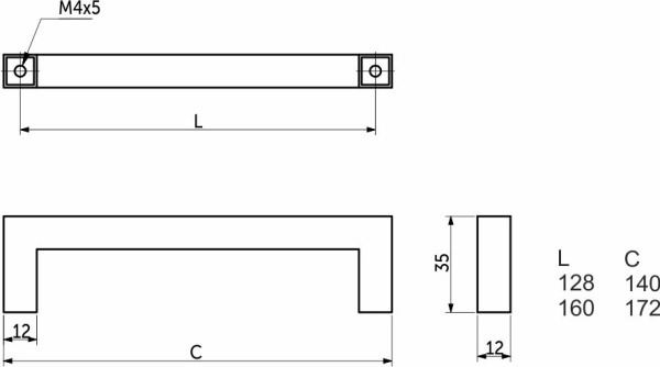 картинка Ручка меб. скоба мет. BASE 128, шлифованное золото, AKS магазин SEFI являющийся официальным дистрибьютором в России  картинка Ручка меб. скоба мет. BASE 128, шлифованное золото, AKS от магазина SEFI