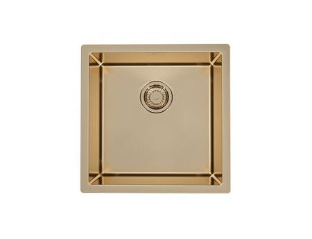 картинка Мойка Alveus QUADRIX MONARCH 30 NEW BRONZE 450X450X200 в компл. с выпуском без сифона, от магазина SEFI