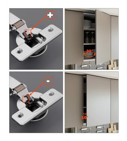 картинка Петля SILENTIA+ 700, 180° от магазина SEFI
