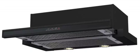 картинка Встраиваемая вытяжка KRONA KAMILLA sensor 600 black (2 мотора) от магазина SEFI