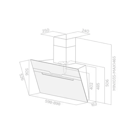 картинка Вытяжка ELICA MAJESTIC BL/A/60 LED от магазина SEFI