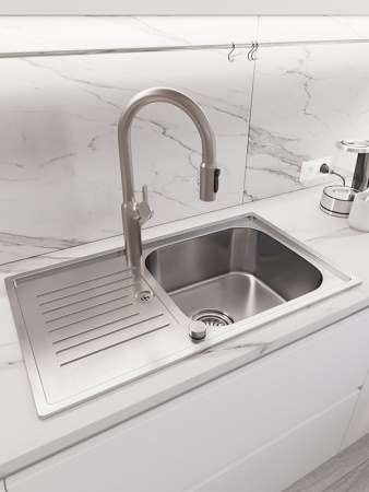 картинка Мойка Oulin 101Y, поверхность сатин от магазина SEFI