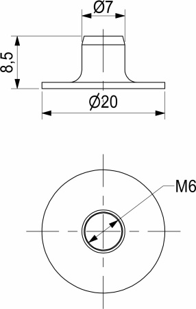 картинка Втулка для механизма подъема столешницы парты под углом AKS от магазина SEFI