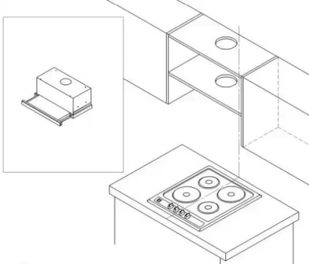 картинка Встраиваемая вытяжка MAUNFELD VS Light Glass 60 белое стекло от магазина SEFI