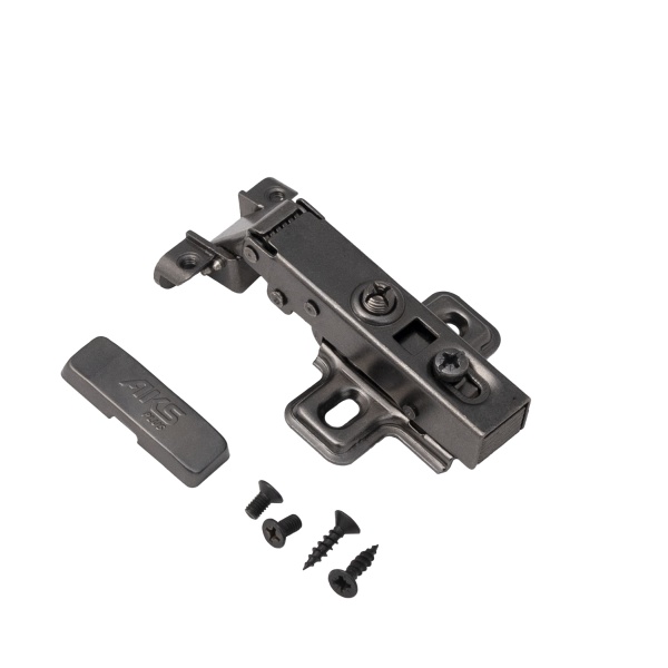 картинка Петля д/алюм.рамки Z-1 накладная с доводчиком h0 clip-on AKS PLUS черная (саморезы, заглушки) магазин SEFI являющийся официальным дистрибьютором в России  картинка Петля д/алюм.рамки Z-1 накладная с доводчиком h0 clip-on AKS PLUS черная (саморезы, заглушки) от магазина SEFI