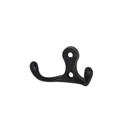 картинка Крючок меб. двухрожковый мет. WP19 черный матовый GRIDLI от магазина SEFI