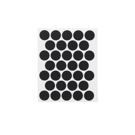 картинка Заглушка самоприлипающая к эксцентрику черный гладкий (PC 2516) (1л=32шт) Pacific от магазина SEFI