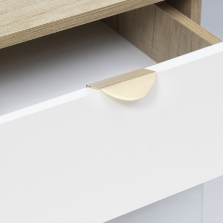 картинка Ручка меб. накладная мет. LUNA 32 брашированное золото, AKS от магазина SEFI