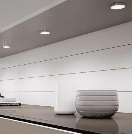 картинка Светильник светодиодный Shine, 1,2Вт, 24В, свет теплый алю, d40х10мм от магазина SEFI