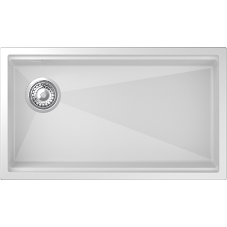 картинка Мойка Rivelato LINO 754-L 1-чаш 750*440 Белый 101 от магазина SEFI