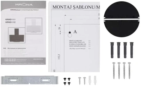 картинка Вытяжка Krona POLLY 600 WHITE PB от магазина SEFI