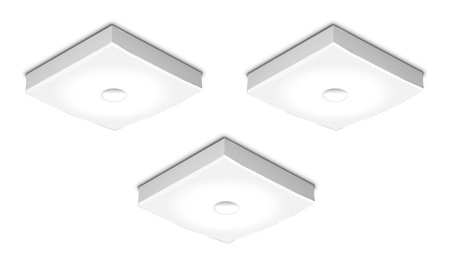 картинка Комплект: Три светодиодных светильника Glam Set3, комплект 3х1,2Вт, 24В, свет холодный, тр-р, кабель алю, 37х37х10мм от магазина SEFI