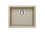 картинка Мойка ALVEUS QUADRIX 50 GRANITAL+ PEBBLE-G02M 560X460X200 с сифоном 1133398, от магазина SEFI