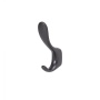 картинка Крючок меб. двухрожковый мет. ROMA графит AKS от магазина SEFI