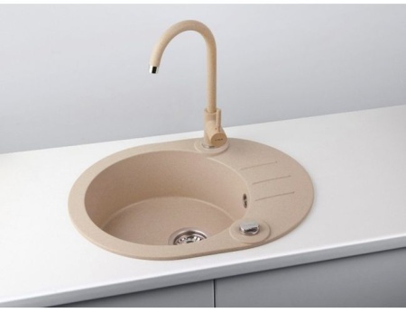 картинка Мойка ROLL 40 GRANITAL ARCTIC-G11 595x475x160;1x с сифоном 1105296, от магазина SEFI