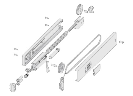 картинка Секретерный механизм для двери 6кг от магазина SEFI