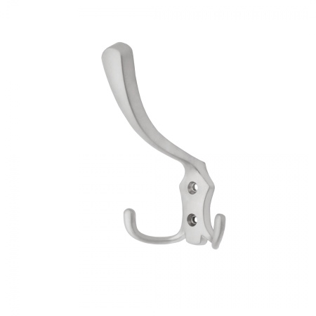 картинка Крючок меб. трехрожковый мет. WP59 хром матовый AKS PLUS магазин SEFI являющийся официальным дистрибьютором в России  картинка Крючок меб. трехрожковый мет. WP59 хром матовый AKS PLUS от магазина SEFI