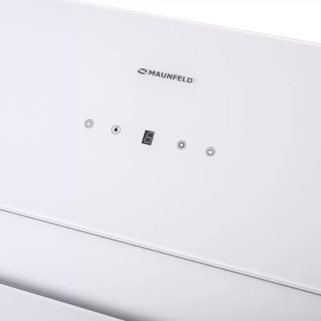 картинка Вытяжка MAUNFELD Mersey 90 белый\вставка сатин от магазина SEFI