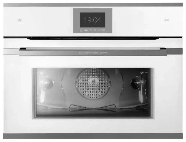 картинка Компактный духовой шкаф с паром Kuppersbusch CBD 6550.0 W3 Silver Chrome от магазина SEFI