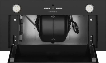 картинка Встраиваемая вытяжка MAUNFELD Fantasy 1000ST 60 черное стекло от магазина SEFI