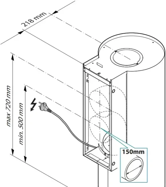 картинка Вытяжка Falmec POLAR X от магазина SEFI