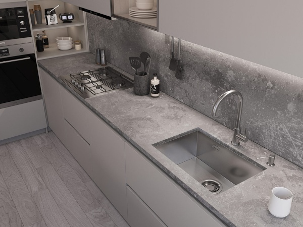 картинка Мойка EMAR 132, покрытие PVD, цвет сатин от магазина SEFI