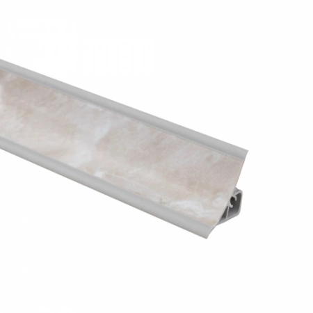 картинка Плинтус ПВХ к столешнику LР аликанте серый (91) EL-MECH-PLAST (1шт=3м.п.) от магазина SEFI