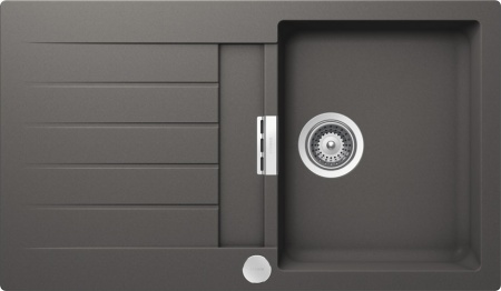 картинка Кухонная мойка SCHOCK SIGNUS 45D CRISTADUR серебристый камень от магазина SEFI