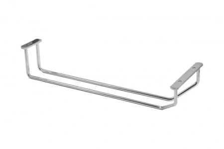 картинка Держатель подвесной для бокалов однорядный 340*65*114, хром AKS от магазина SEFI