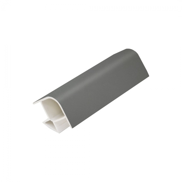 картинка Угол универсальный 90 к цоколю мебельному ПВХ h=100 темно-серый РФ от магазина SEFI