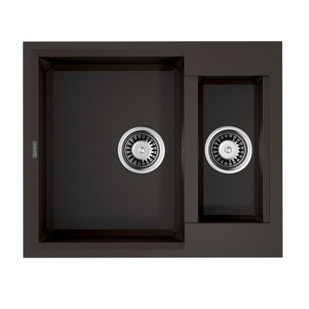 картинка Omoikiri Sakaime 60-2-DC Tetogranit/темный шоколад от магазина SEFI