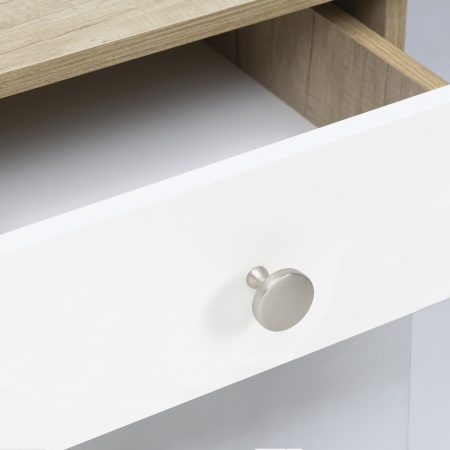 картинка Ручка меб. кнопка мет. UNITY, шлифованная сталь, AKS от магазина SEFI