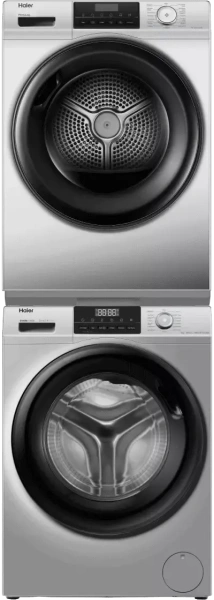 картинка КОЛОННА ИЗ СТИРАЛЬНОЙ И СУШИЛЬНОЙ МАШИН HAIER 929BS 9+9 КГ от магазина SEFI