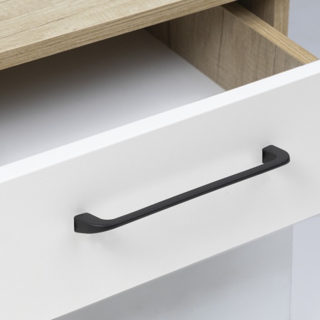 картинка Ручка меб. скоба мет. SAMBA 192 черный матовый, AKS от магазина SEFI